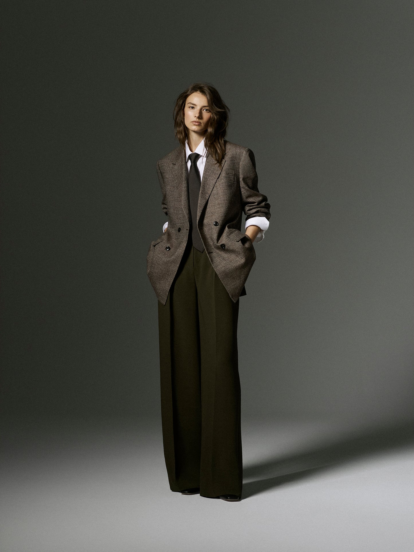 Wide-Leg High-Rise Pant