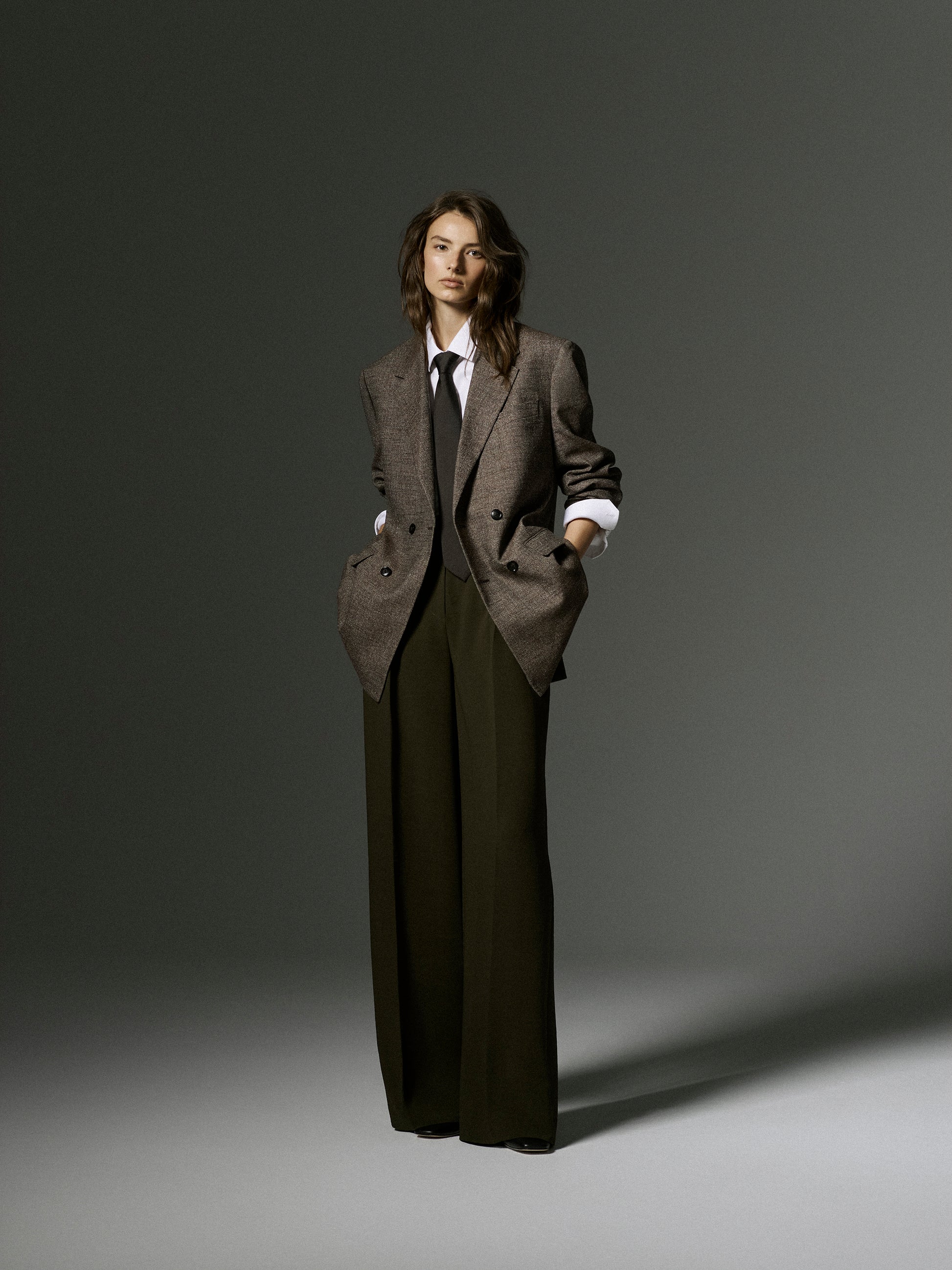Wide-Leg High-Rise Pant