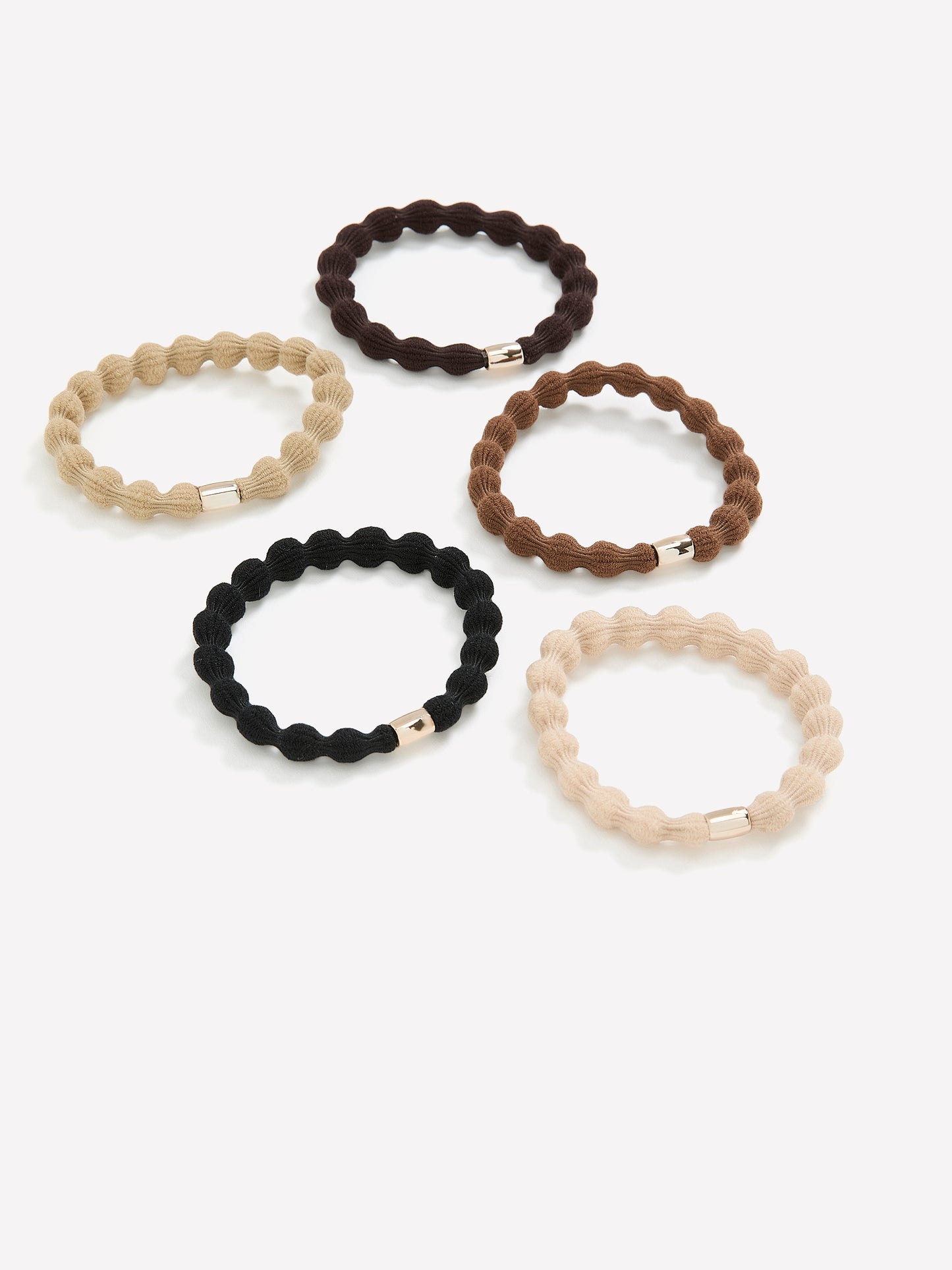 Bubble Hair Elastics - Set of 5