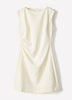 Sleeveless Crew-Neck Mini Dress