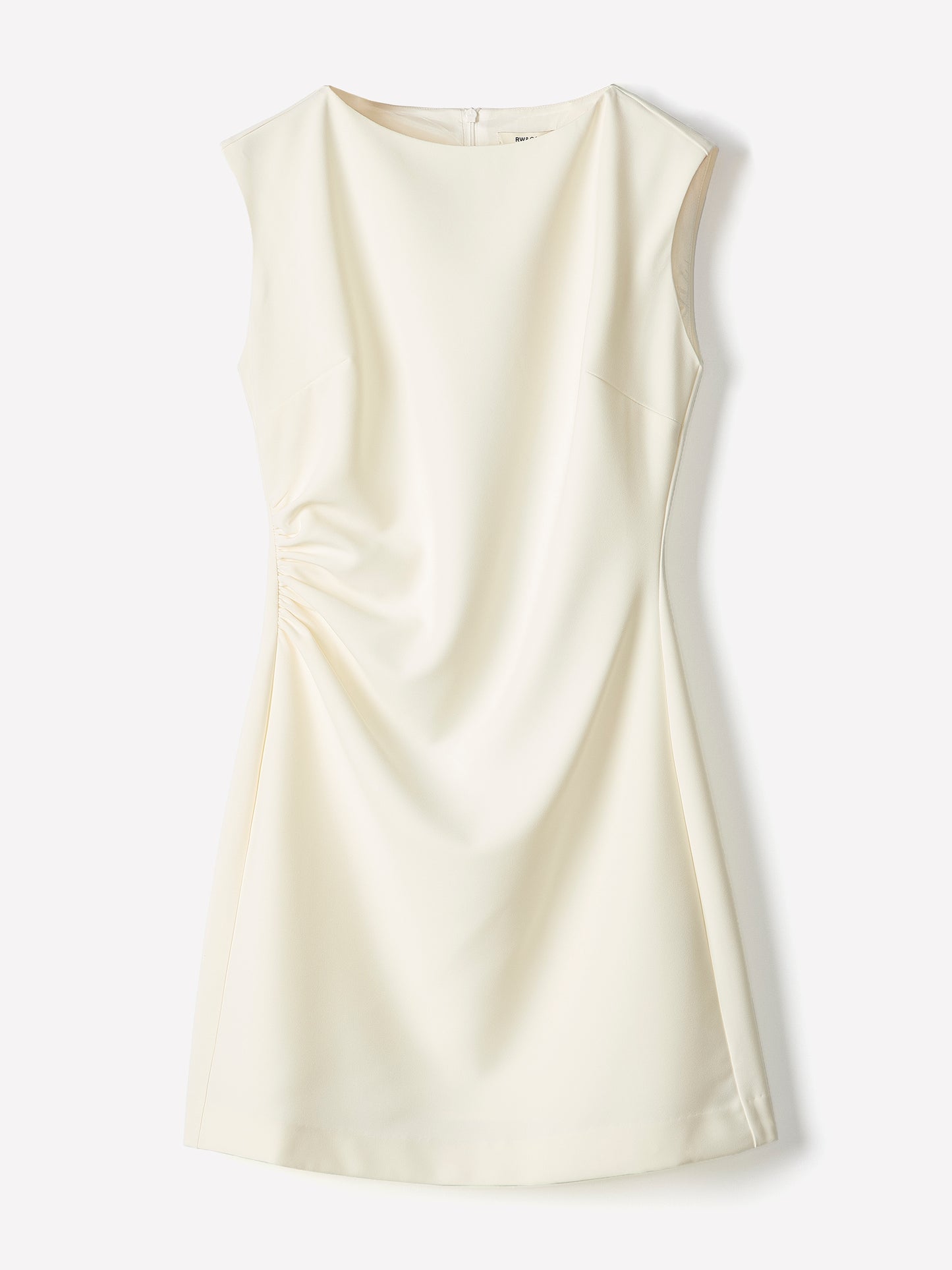Sleeveless Crew-Neck Mini Dress