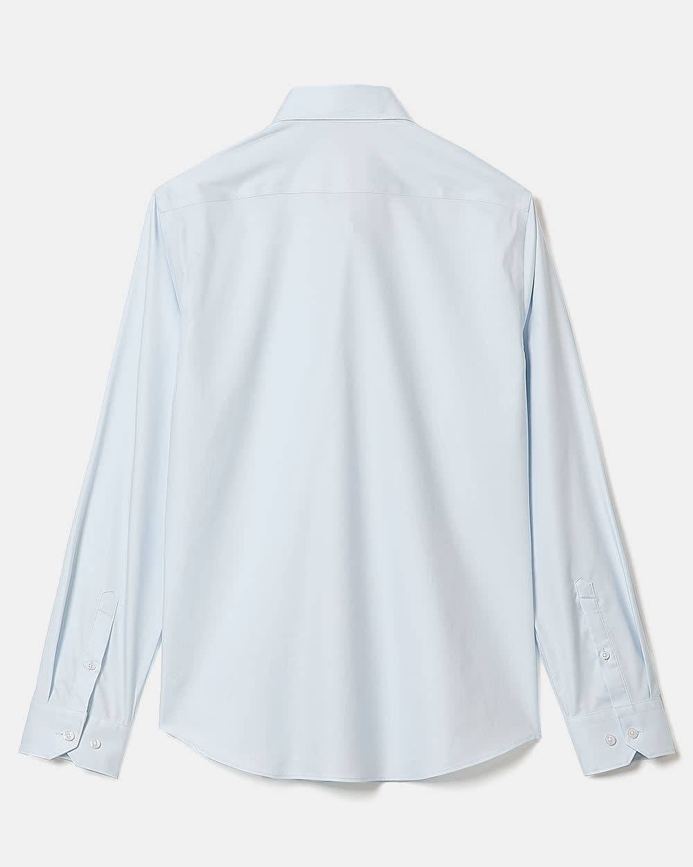 Chemise Habillée à Coupe Étroite en Satin Uni