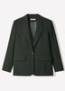 Relaxed-Fit One-Button Blazer