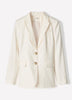 Linen-Blend Blazer