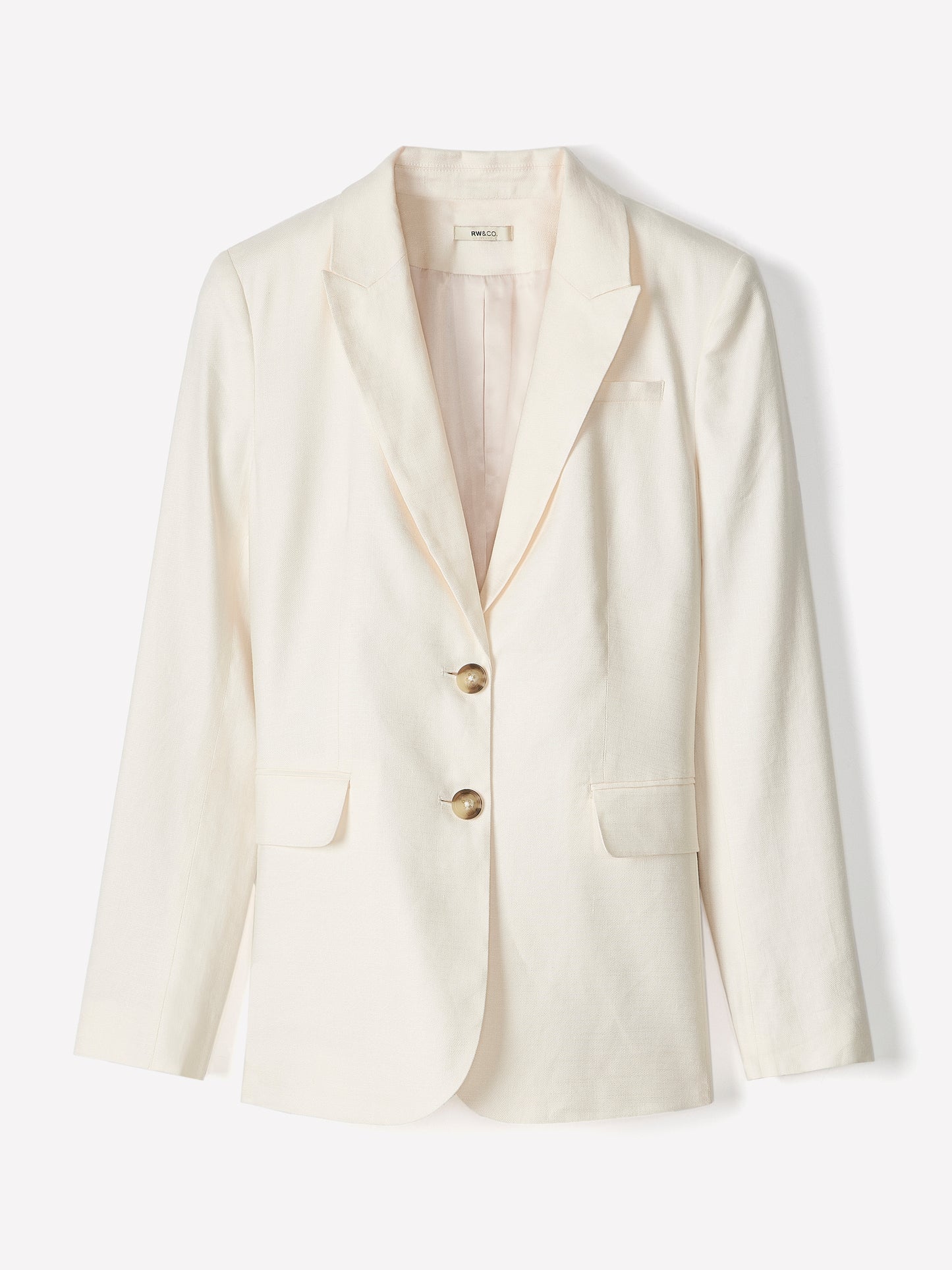 Linen-Blend Blazer
