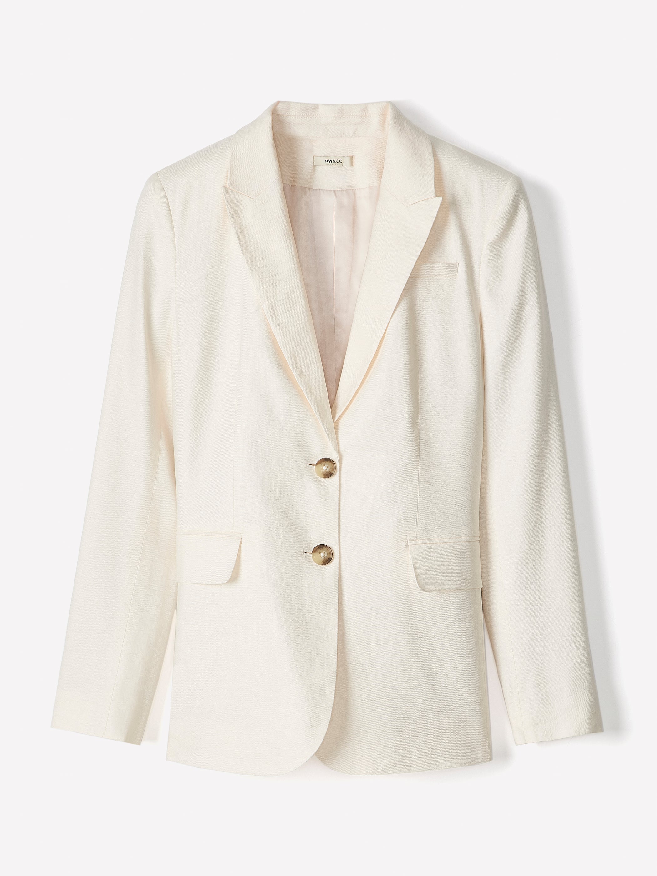 Linen-Blend Blazer