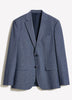 Slim-Fit Wool Check Suit Blazer