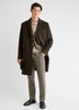 Wool and Cashmere Coat with Tailored Collar