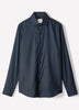 Tailored-Fit Two-Tone Piqué-Knit Dress Shirt