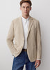 Slim Fit Knit Blazer