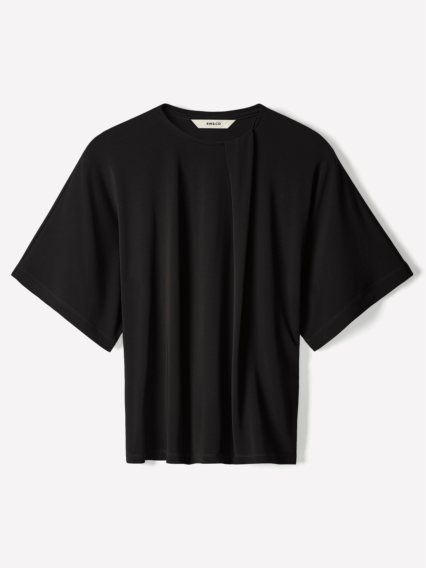 Knit Blouse High Twist Dolman Sleeve