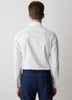 Slim Fit White Supima (R) Twill Dress Shirt
