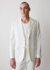 Woven Tailored Linen Blend Blazer