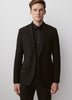 Essential Slim Fit Black Wool-Blend Suit Blazer