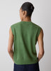 Sleeveless Crew-Neck Sweater Vest