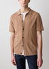 Merino-Wool Short-Sleeve Shirt Sweater