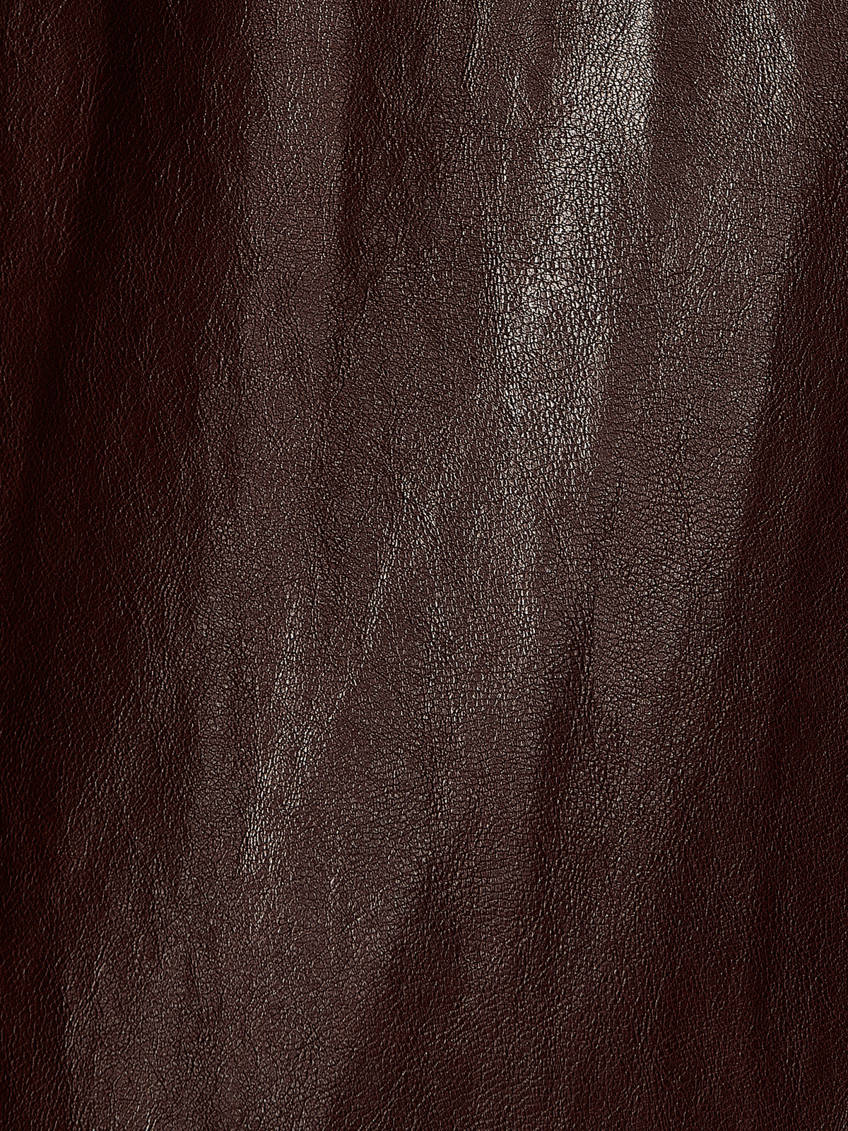 Faux Leather Straight Midi Skirt