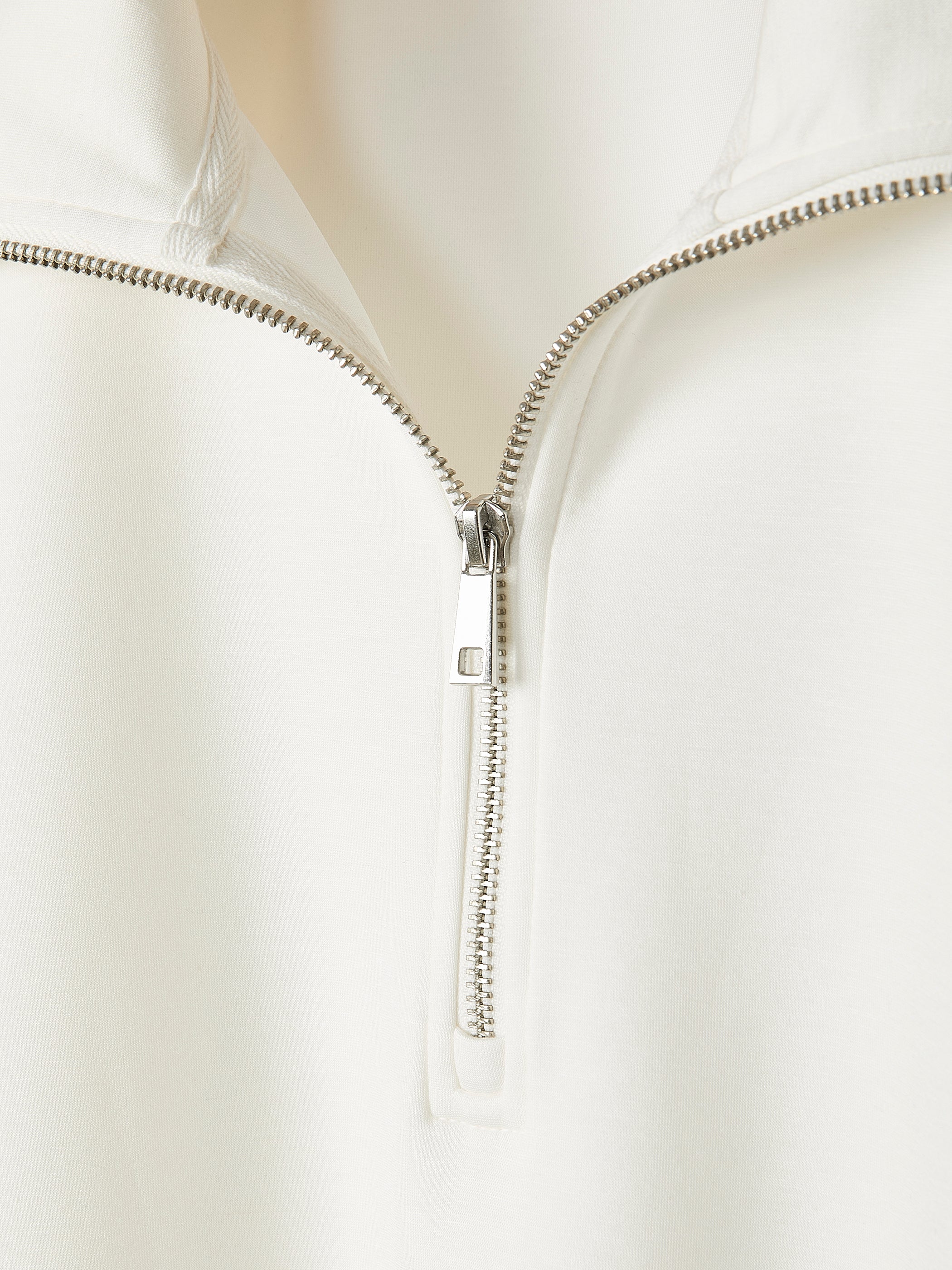 Women's Half-Zip Mock-Neck Knit Top 3/4 Sleeve – RW&CO