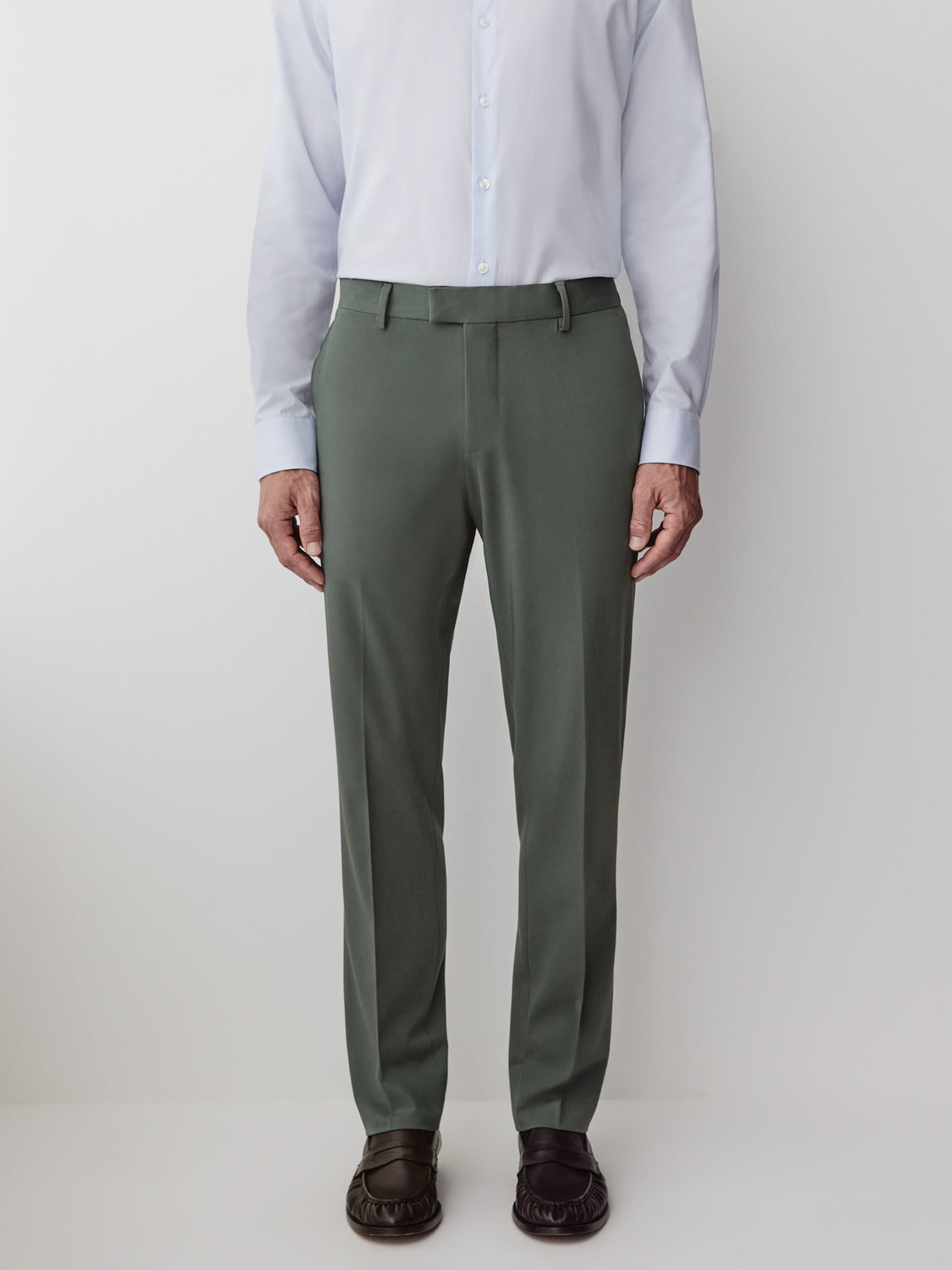 Slim Fit Wool Blend Pant