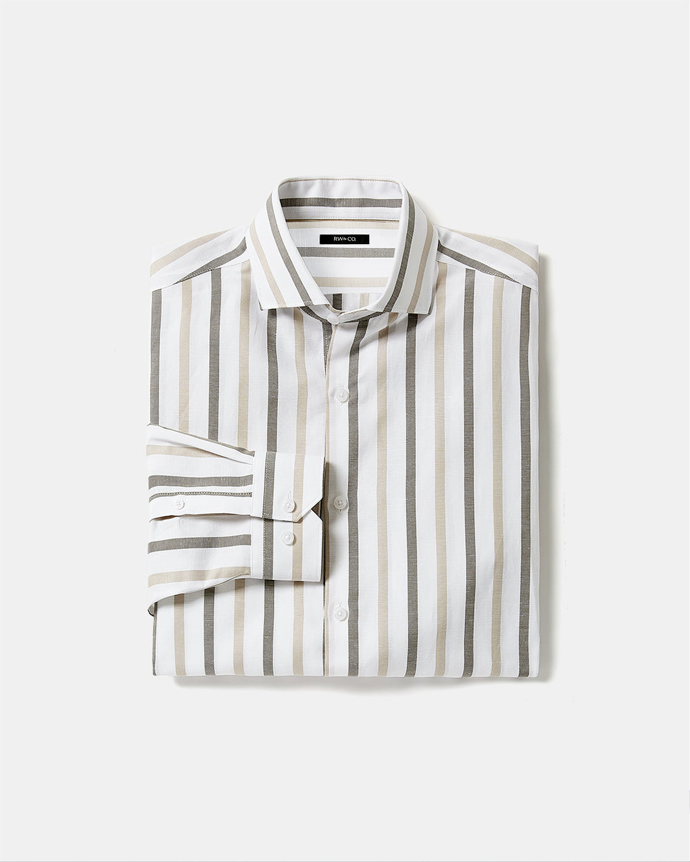 Tailored-Fit Linen Dress Shirt