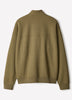 Long-Sleeve Half-Zip Mock-Neck Waffled Sweater