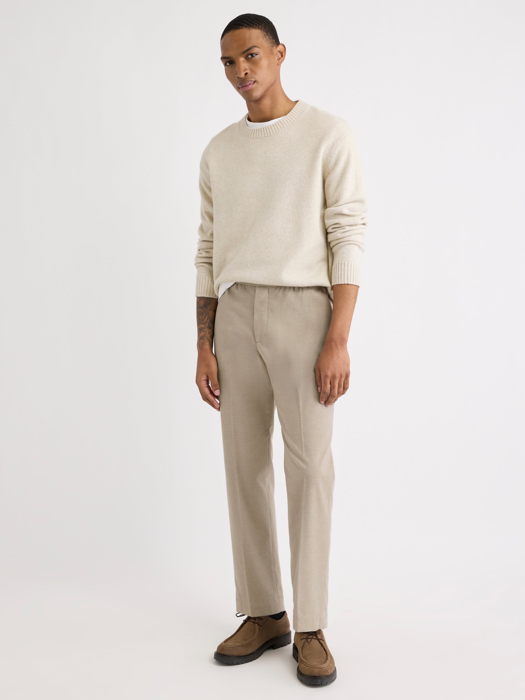 Pantalon en Moleskine Brossée