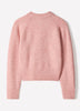 Long-Sleeve Crew-Neck Spongy Pullover