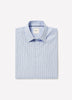 Striped Oxford-Blue Tailored-Fit Shirt