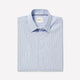 Striped Oxford-Blue Tailored-Fit Shirt