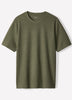 Mens Knit Burnout Crew Neck T-Shirt