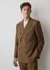 Woven Wool Blend Mens Blazer