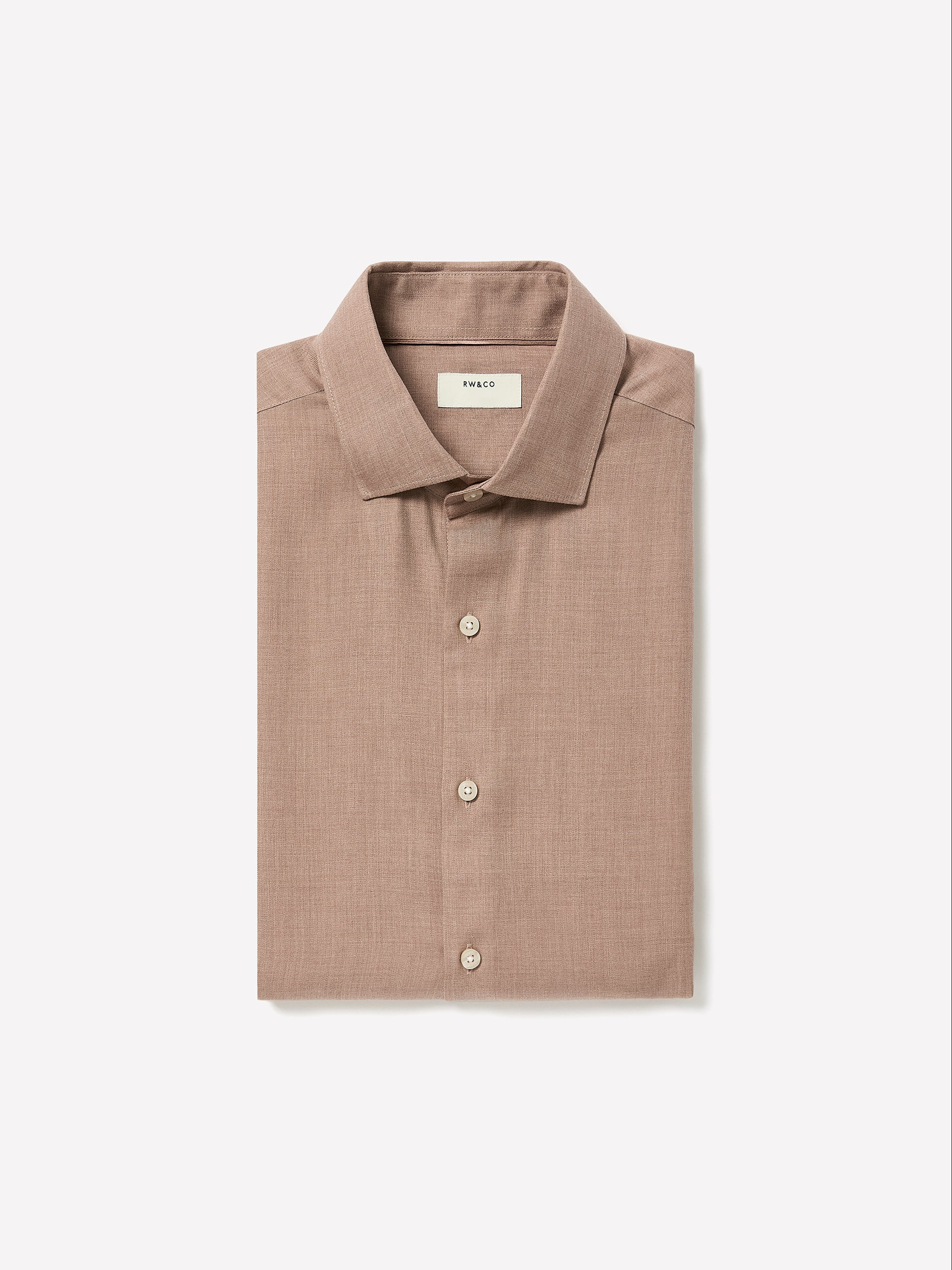 Tailored-Fit Lyocell Dress Shirt
