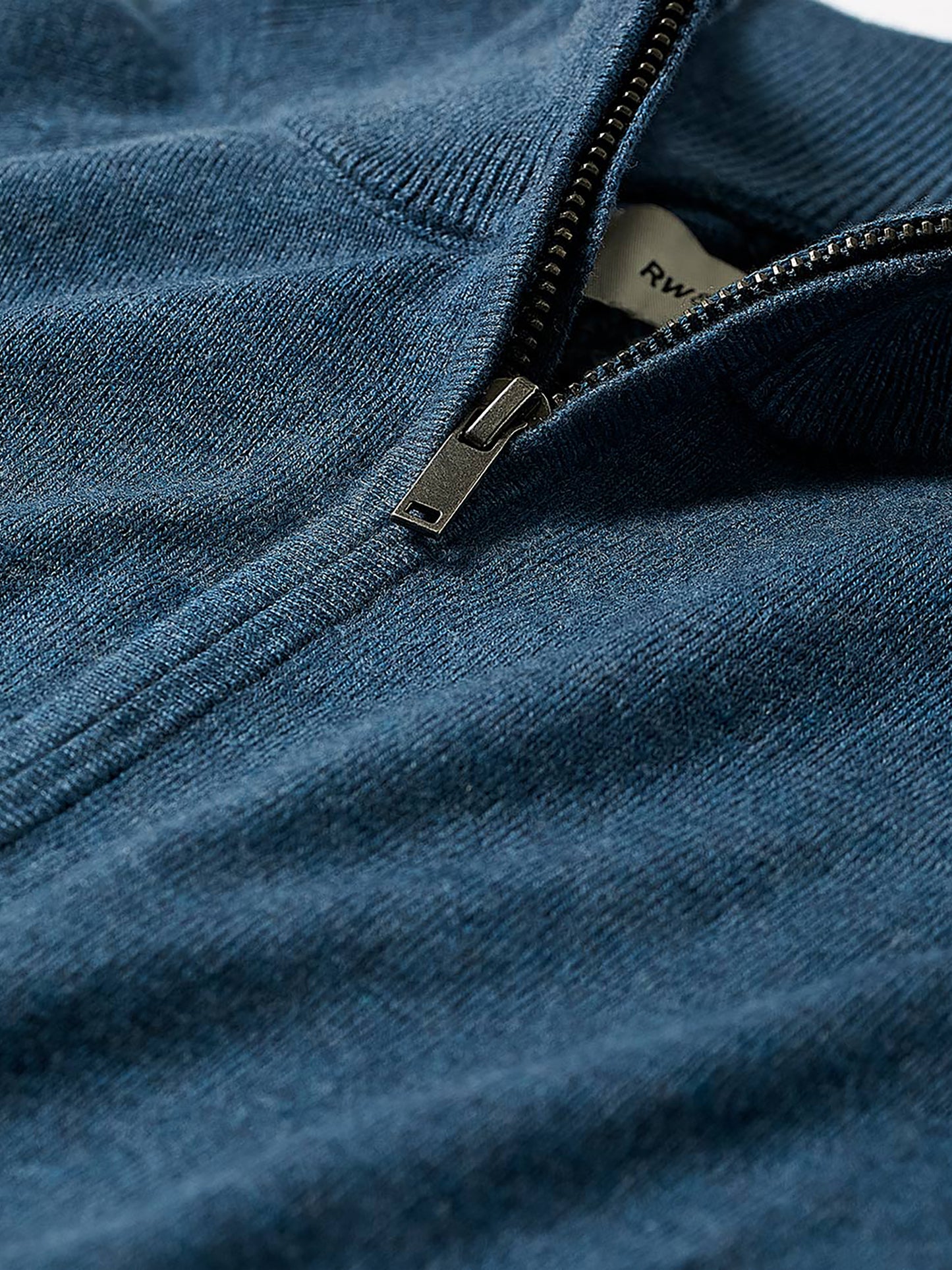 Long-Sleeve Quarter-Zip Mock-Neck Sweater