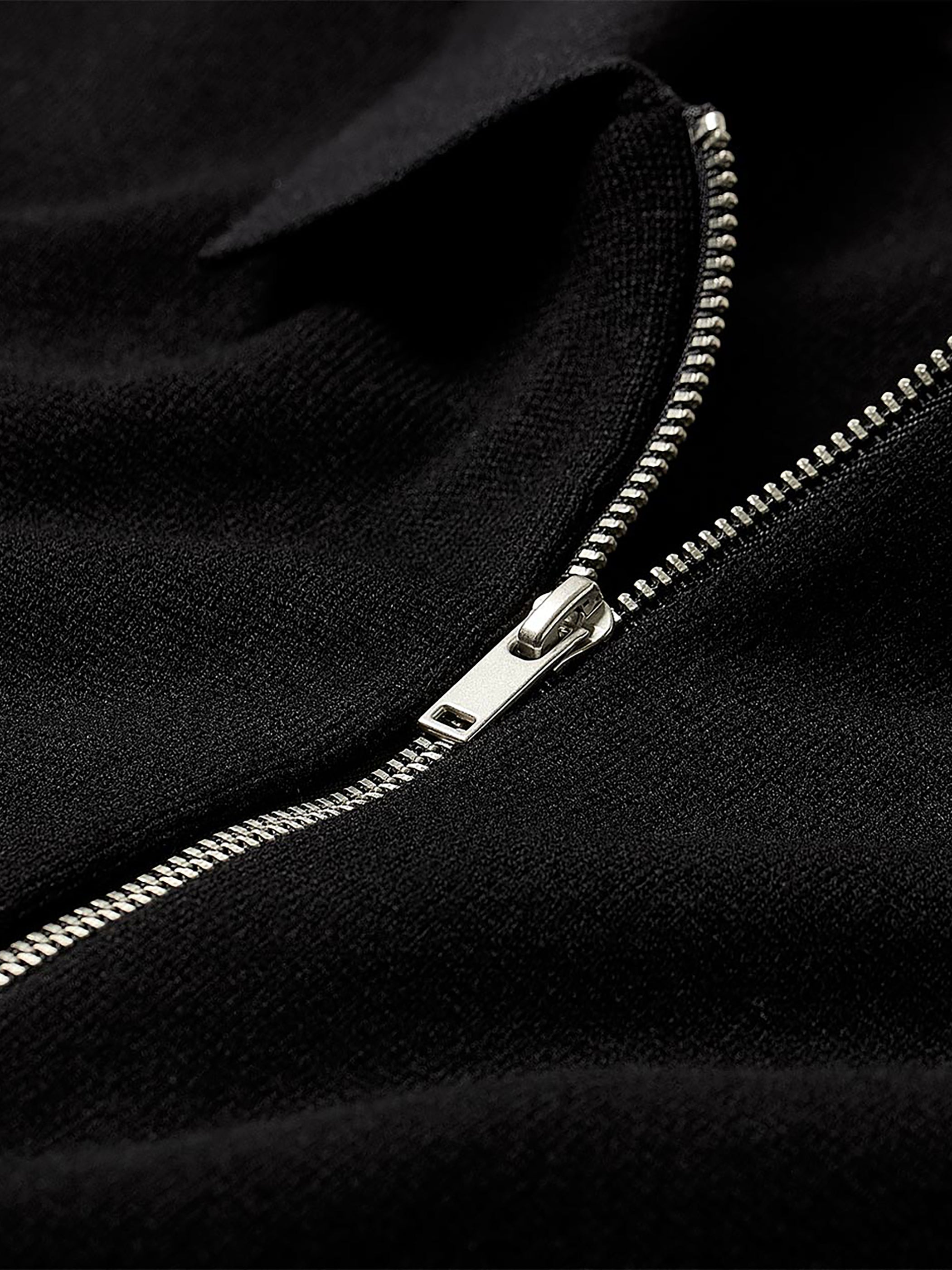 Long-Sleeve Half-Zip Polo Sweater