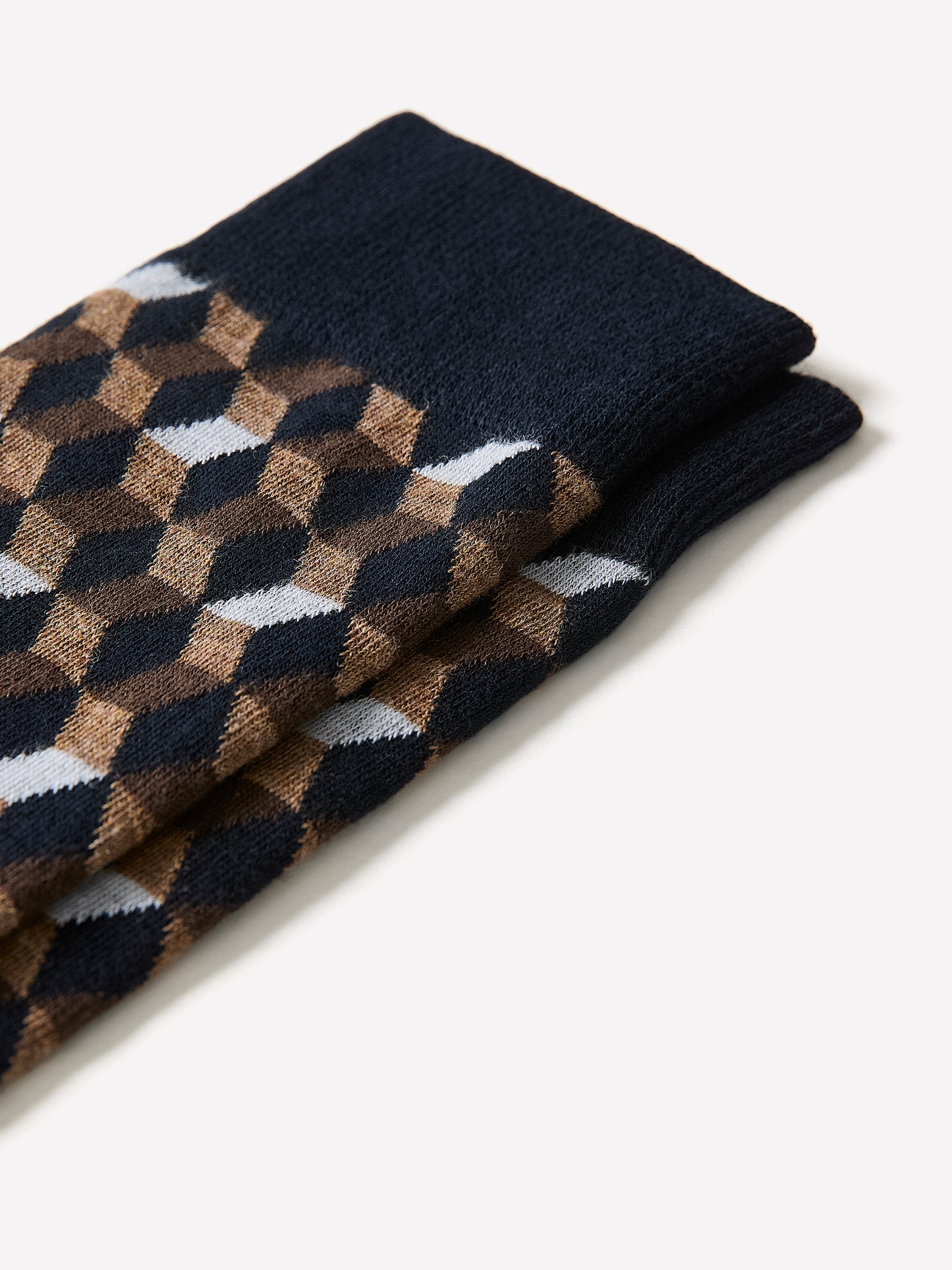 Men's Knit Socks Cotton Blend