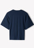 Knit Blouse High Twist Dolman Sleeve