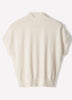 Knit Sweater Extra Fine Merino Wool Mock Neck