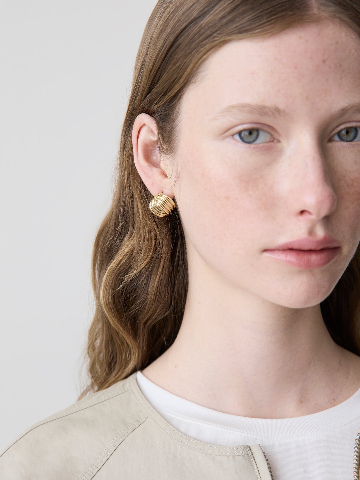 Triple-Link Earrings