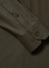 Two-Tone Slim-Fit Knit-Like Dress Shirt