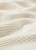 Knit Cotton Blend Crew Neck Sweater