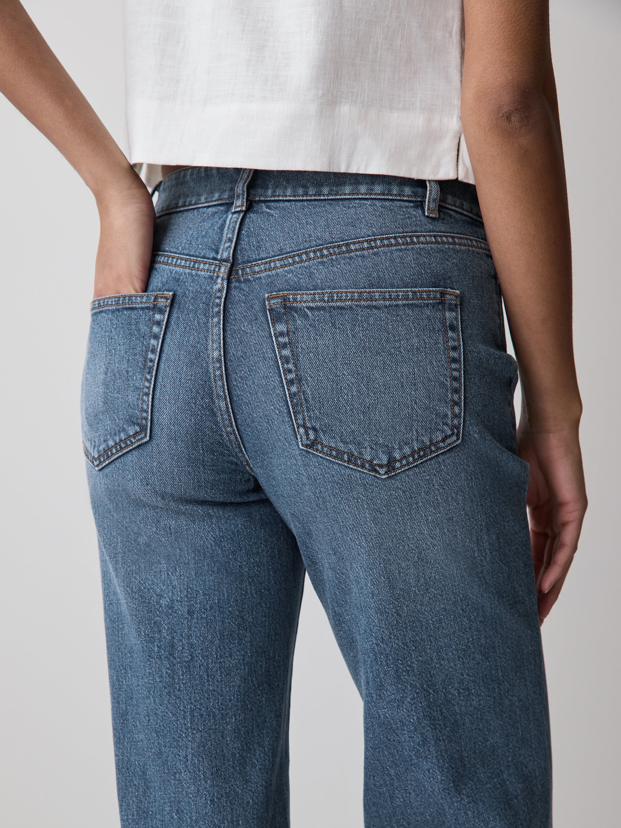 High-Rise Wide-Leg Jeans
