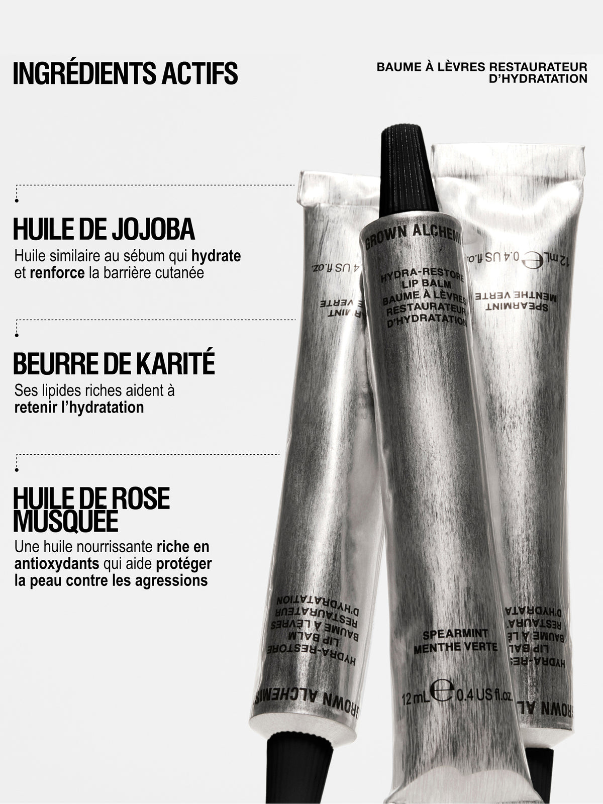Baume à Lèvres Hydra-Restore - Grown Alchemist