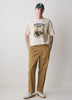 Oversized Short-Sleeve Crew-Neck Tee with Print