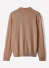 Merino Wool Knit Polo Sweater Long Sleeve
