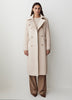 Wool Blend Double Breasted Coat