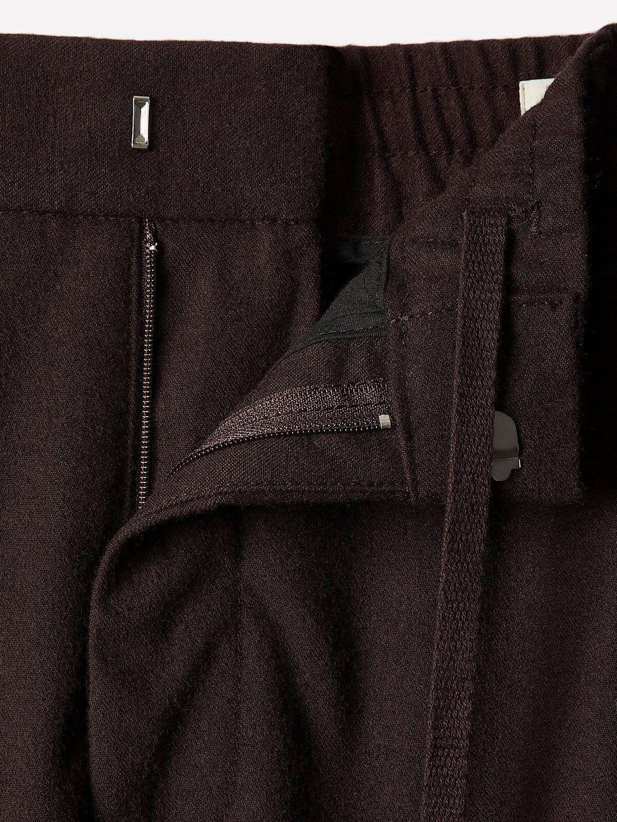 Tailored-Fit Brushed-Knit Pant