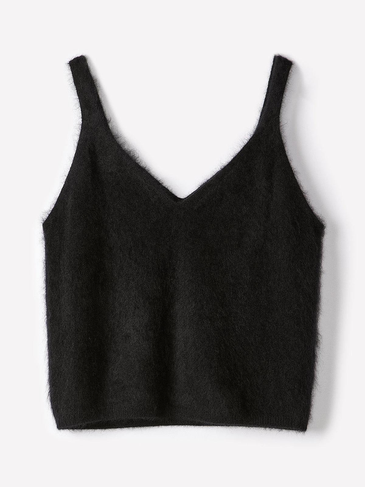 V-Neck Hairy Merino Tank