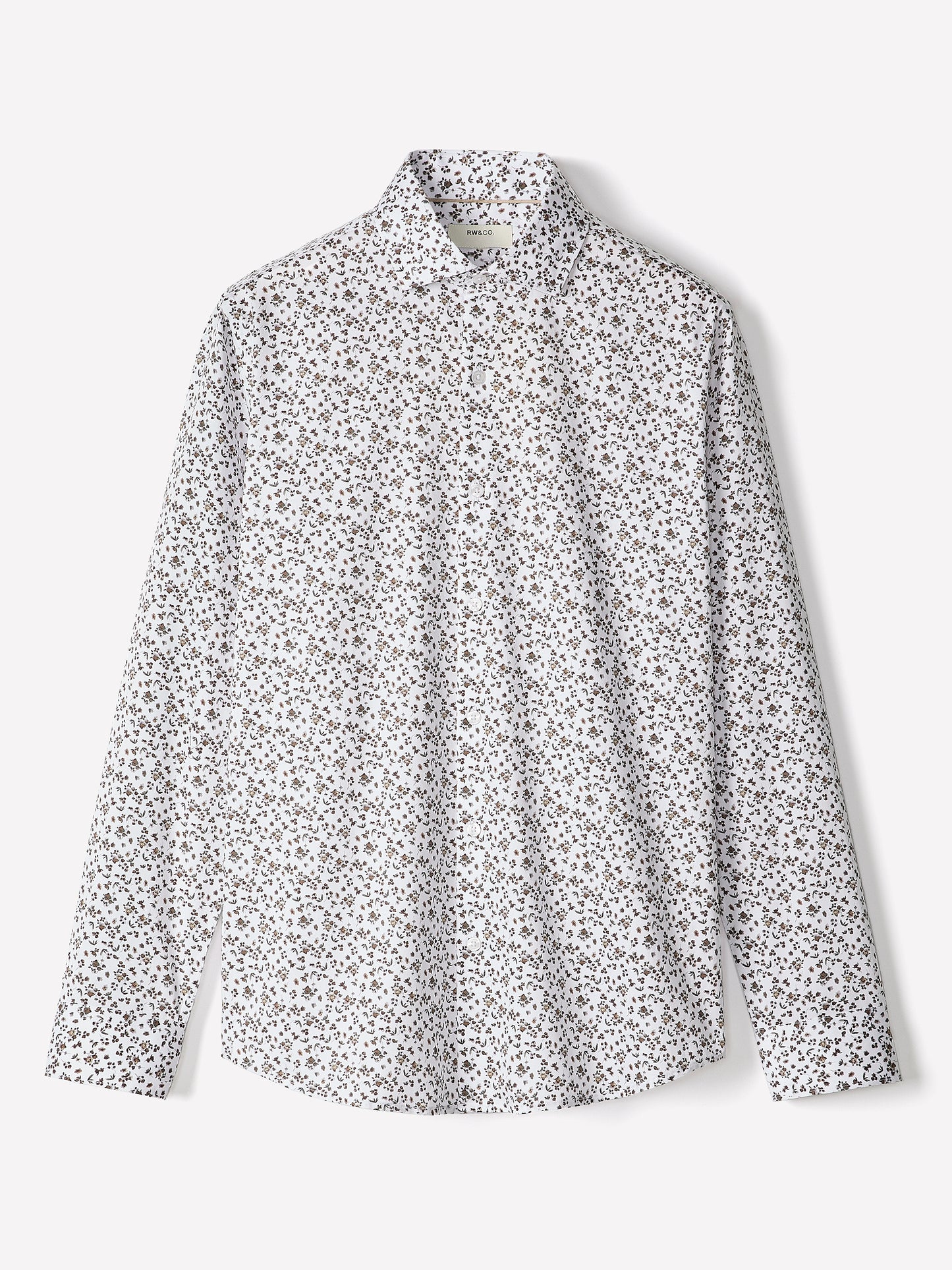 Men’s Tailored-Fit Floral Dress Shirt – RW&CO