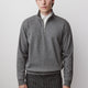 Long-Sleeve Half-Zip Mock-Neck Sweater
