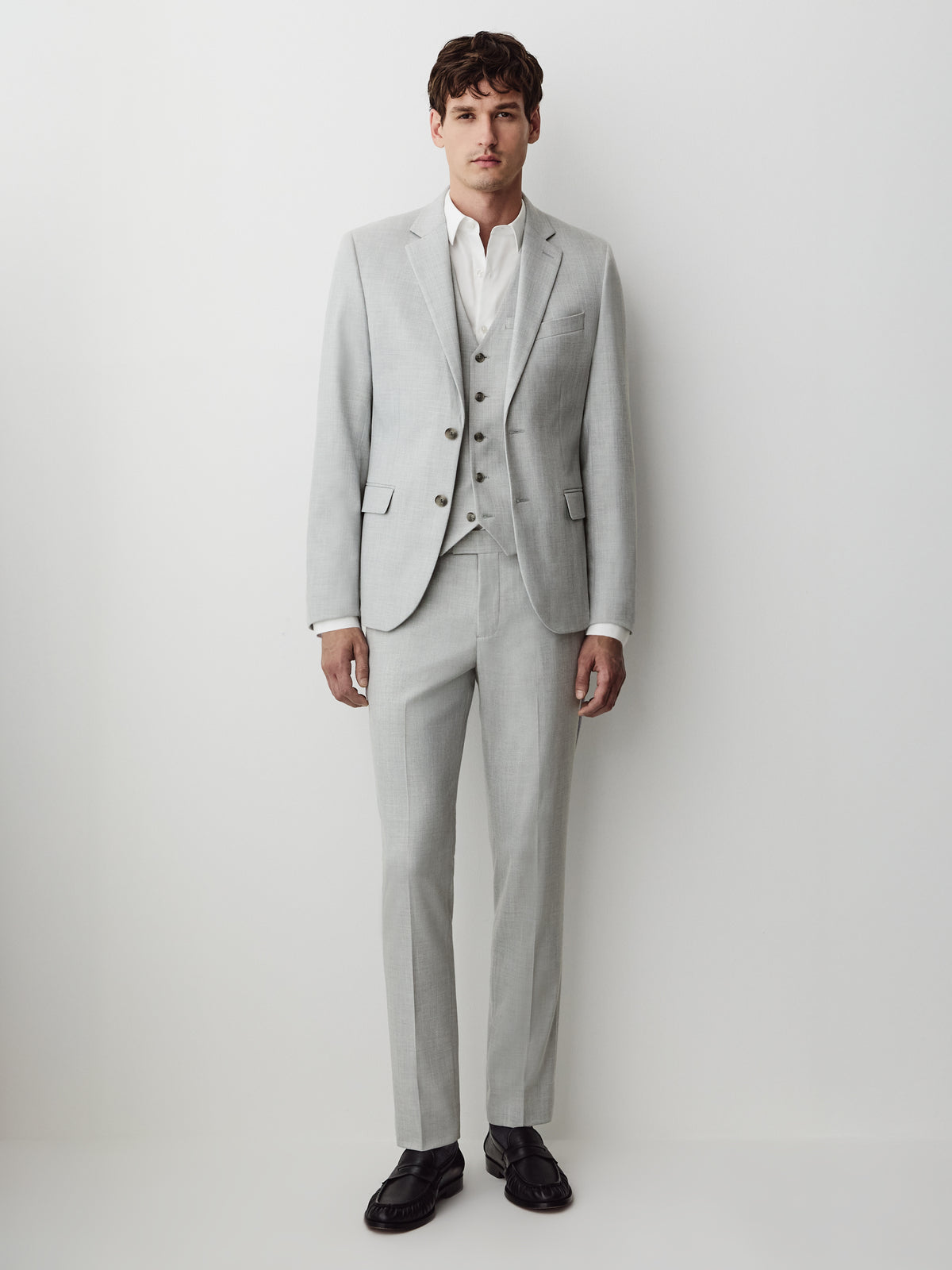 Essential Light Grey Suit Vest